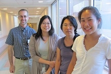 Lee Rosner and Shelley Wong with research partners